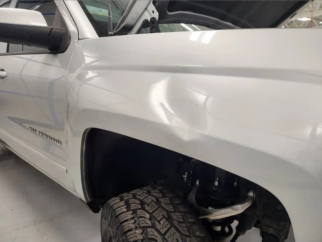 Crease & Body-Line Dents damage, before repair